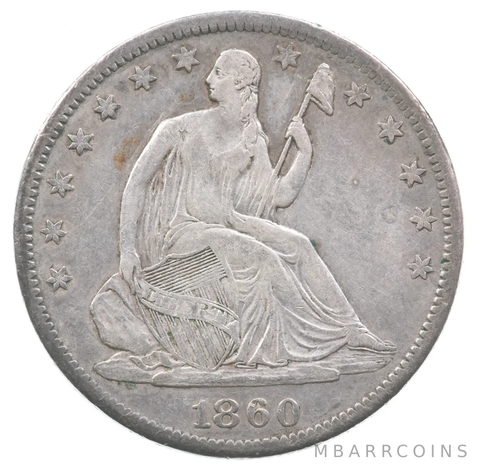 1860-S Seated Liberty Half Dollar *6089