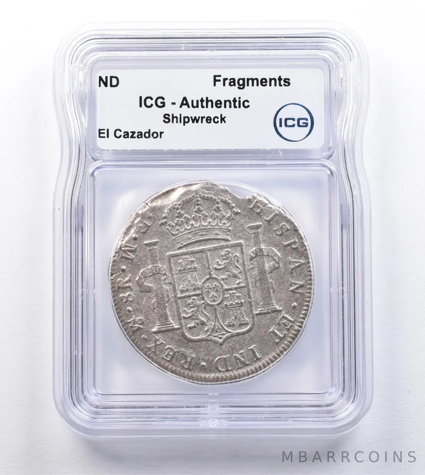 ND Reales Fragments El Cazador Shipwreck Authentic ICG *2011