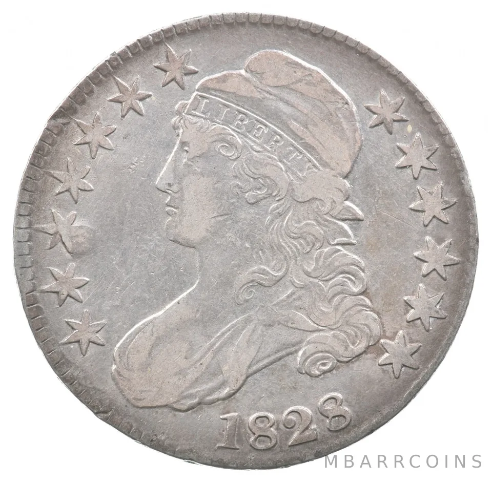 1828 Capped Bust Half Dollar a5958