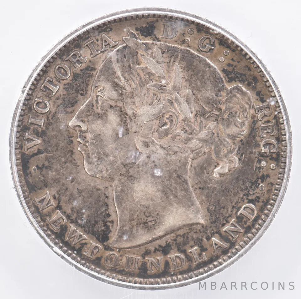 1900 Newfoundland 20 Cents EF45 ICG Beautiful Tone *1916