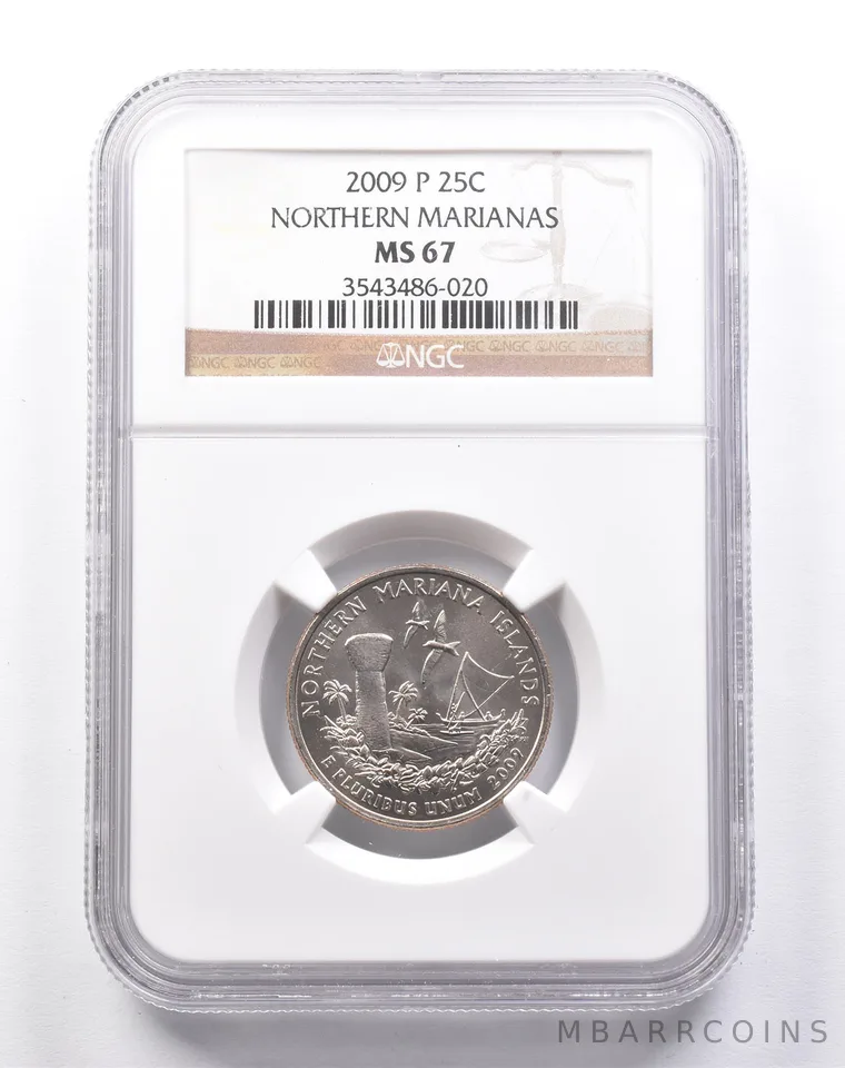 MS67 2009-P Washington Quarter Northern Marianas NGC *6152
