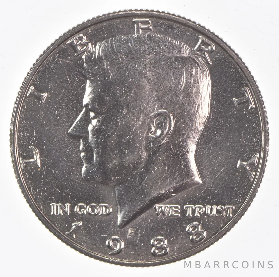 1988-P Kennedy Half Dollar Clad Unc