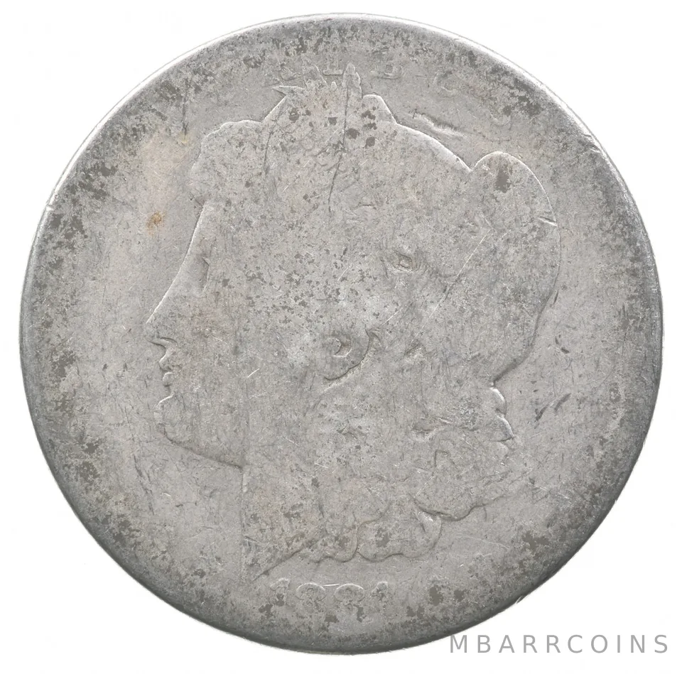 1881 Morgan Silver Dollar Lowball Pocket Piece Low Ball *6330