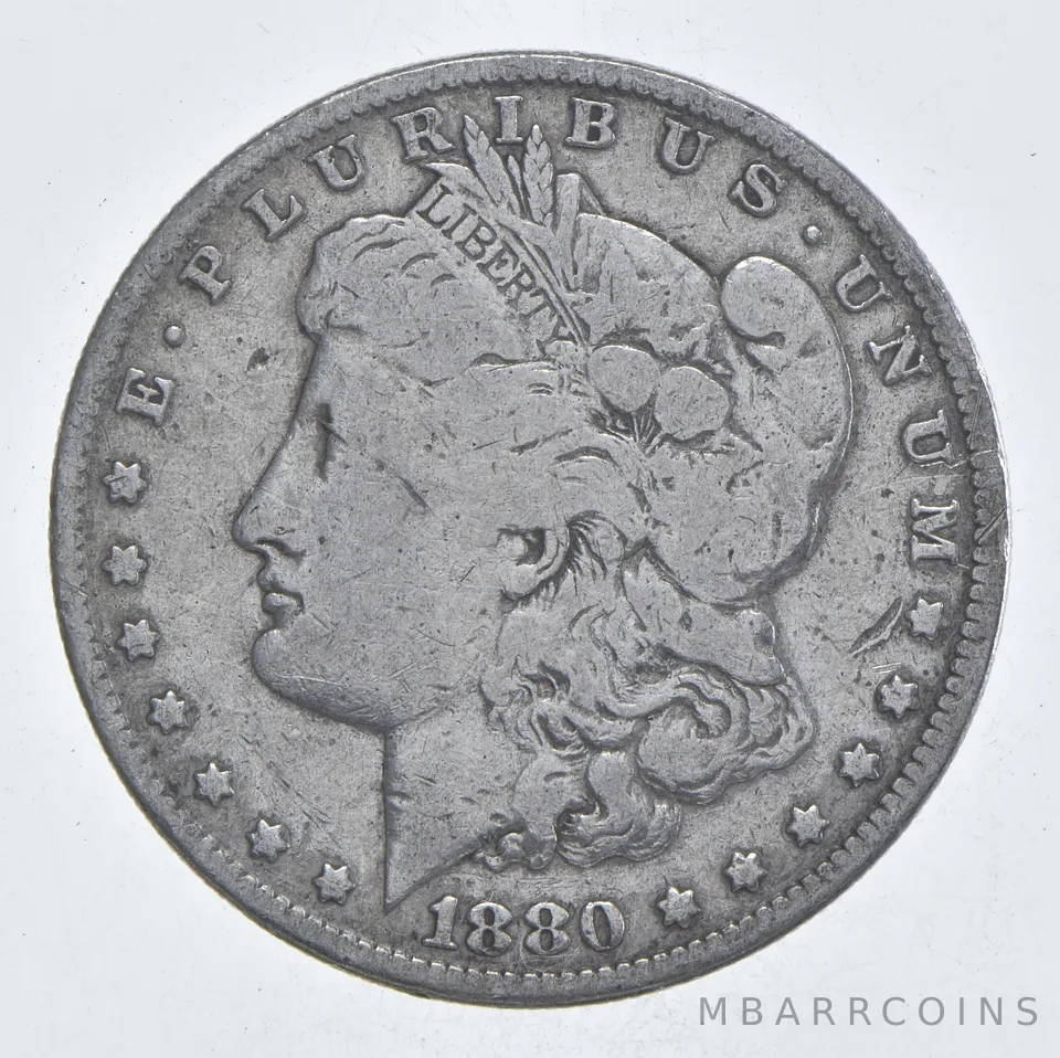 Early - 1880-O Morgan Silver Dollar - 90% US Coin *023