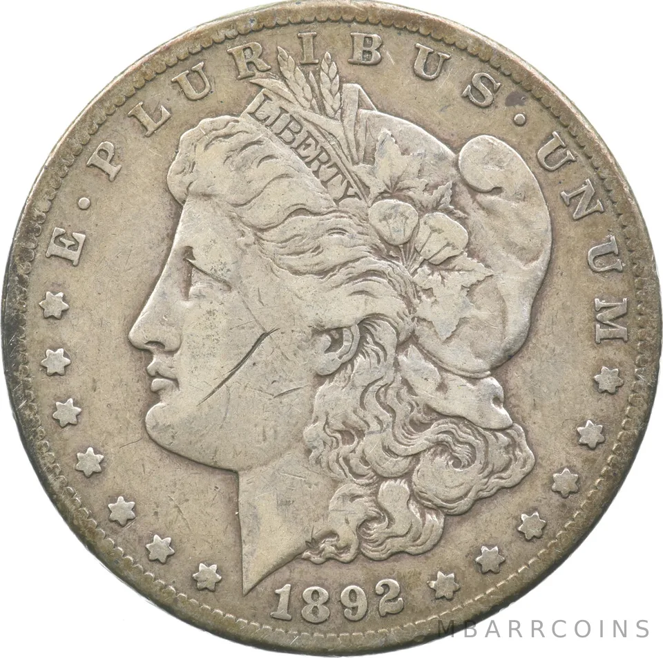 1892-CC Morgan Silver Dollar *3249