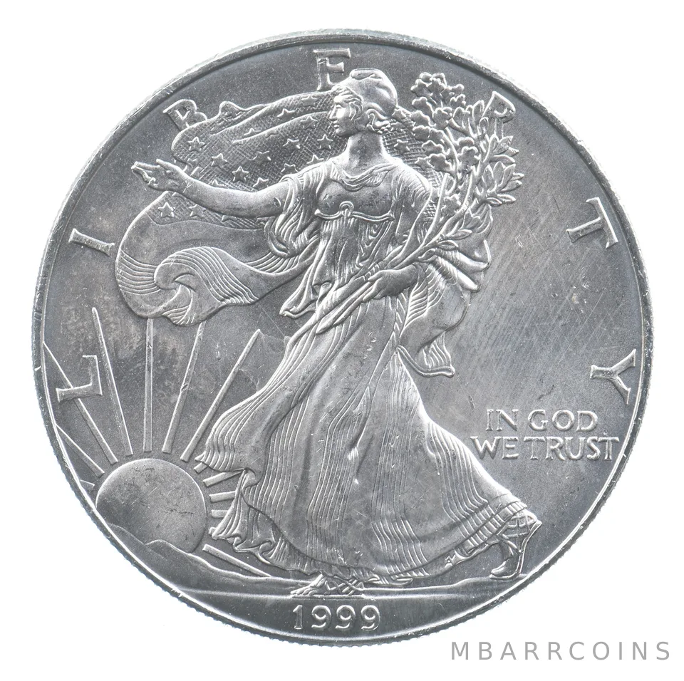 Better Date 1999 American Silver Eagle 1 Troy Oz .999 Fine Silver *895