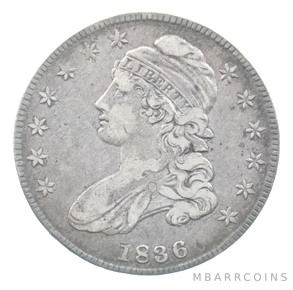 1836 Capped Bust Half Dollar O-120 R4 *5039