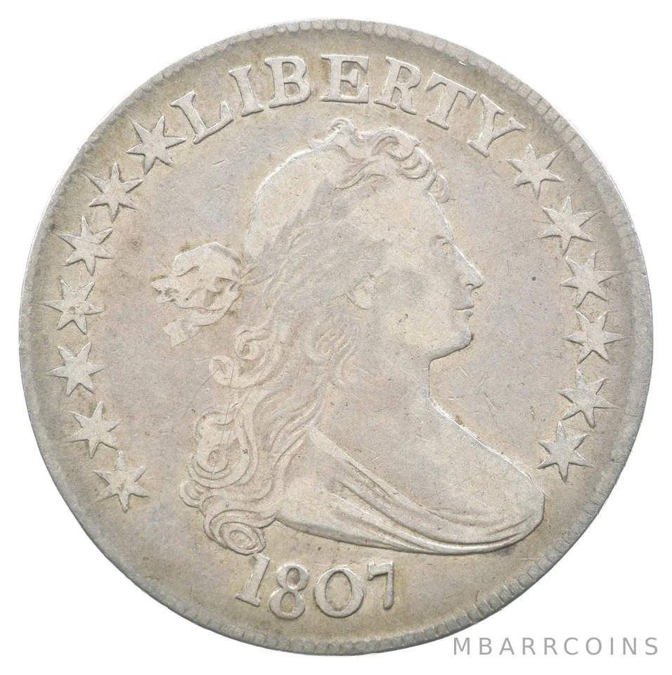 1807 Draped Bust Half Dollar *8838
