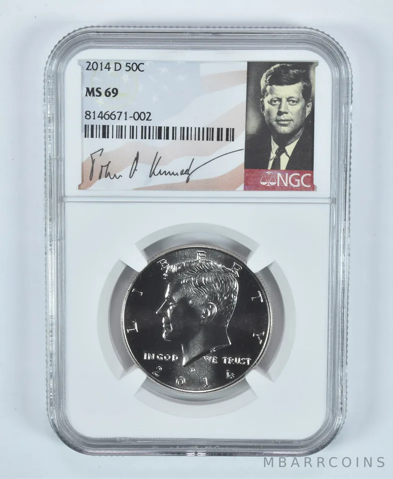 2014-D Kennedy Half Dollar MS69 NGC Special Label