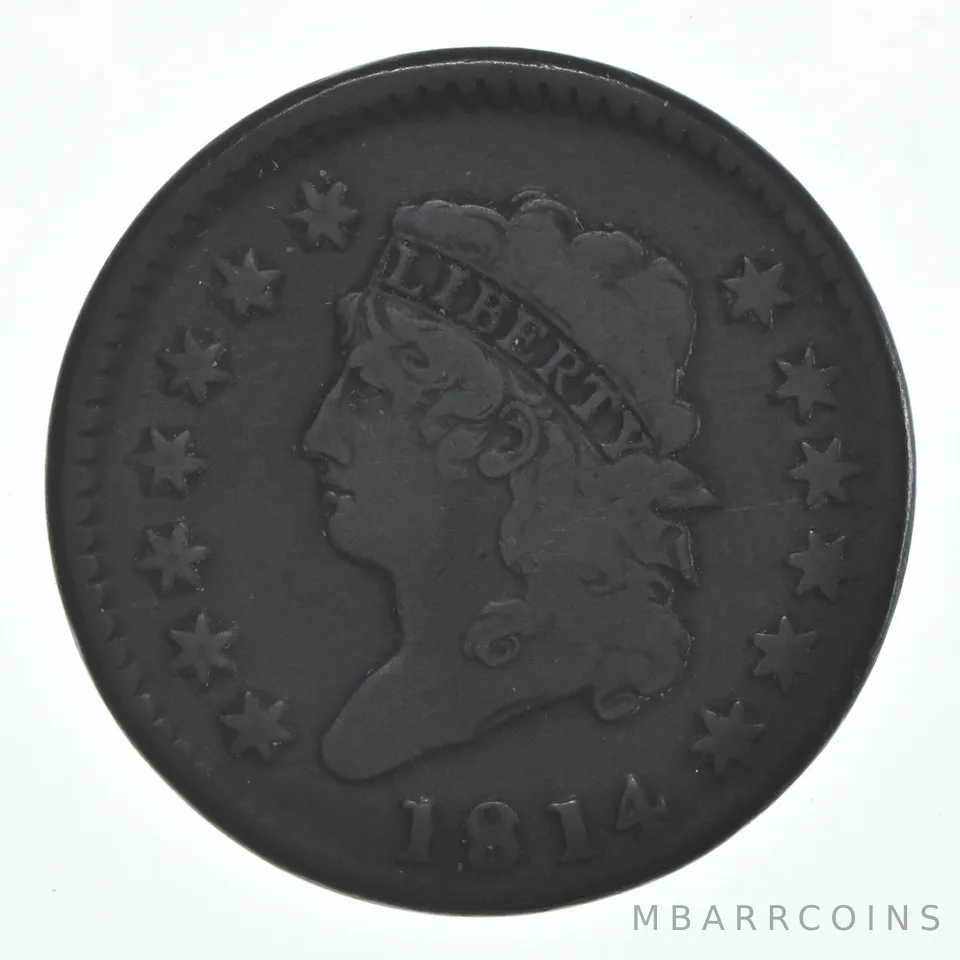 1814 Classic Head Large Cent a6106