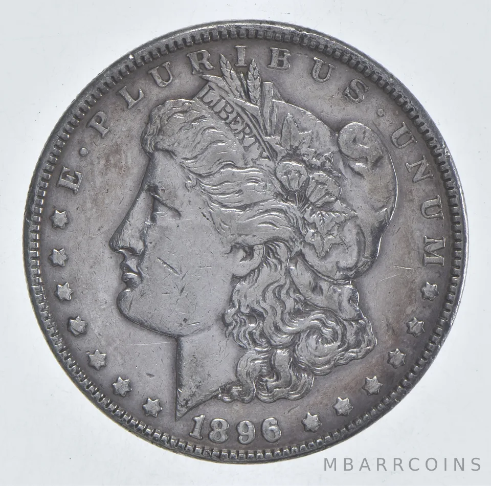 Better 1896 Morgan Silver Dollar - 90% US Coin - Nice Coin *410