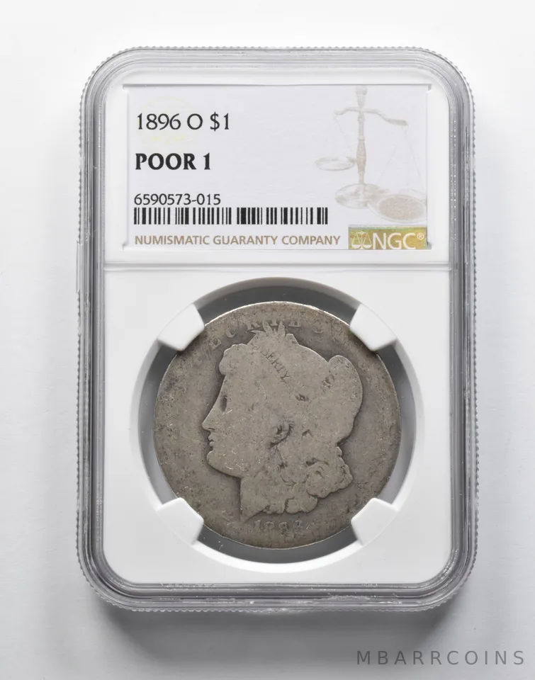 POOR 1 1896-O Morgan Silver Dollar NGC Lowball Low Ball Pocket Piece *9090