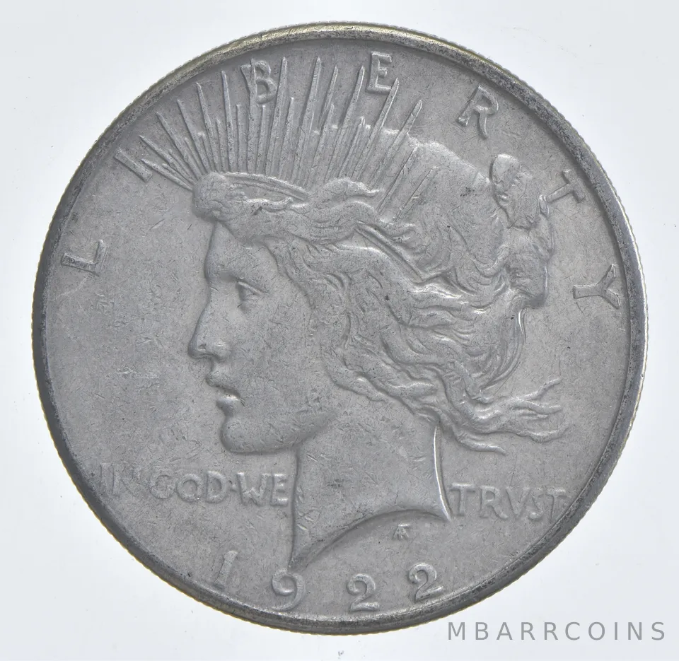 Better - 1922-S Peace Silver Dollar - 90% US Coin *700
