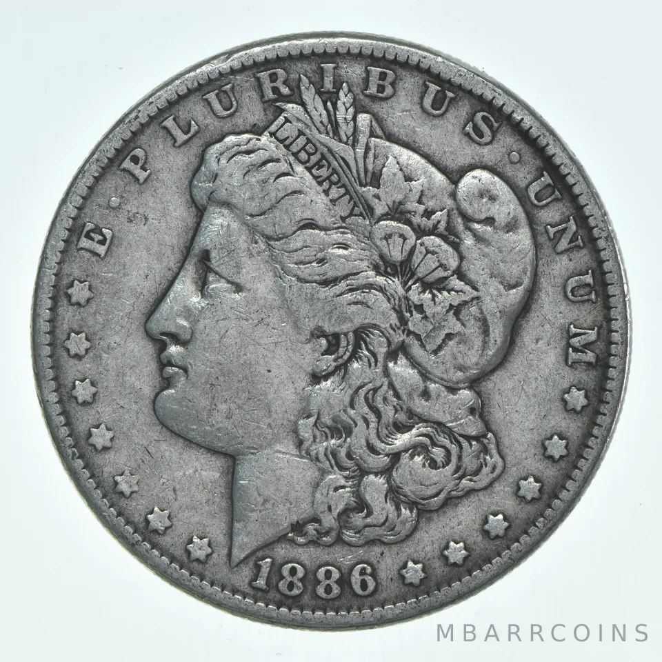VF 1886 (P) Morgan Silver Dollar (1 coin)