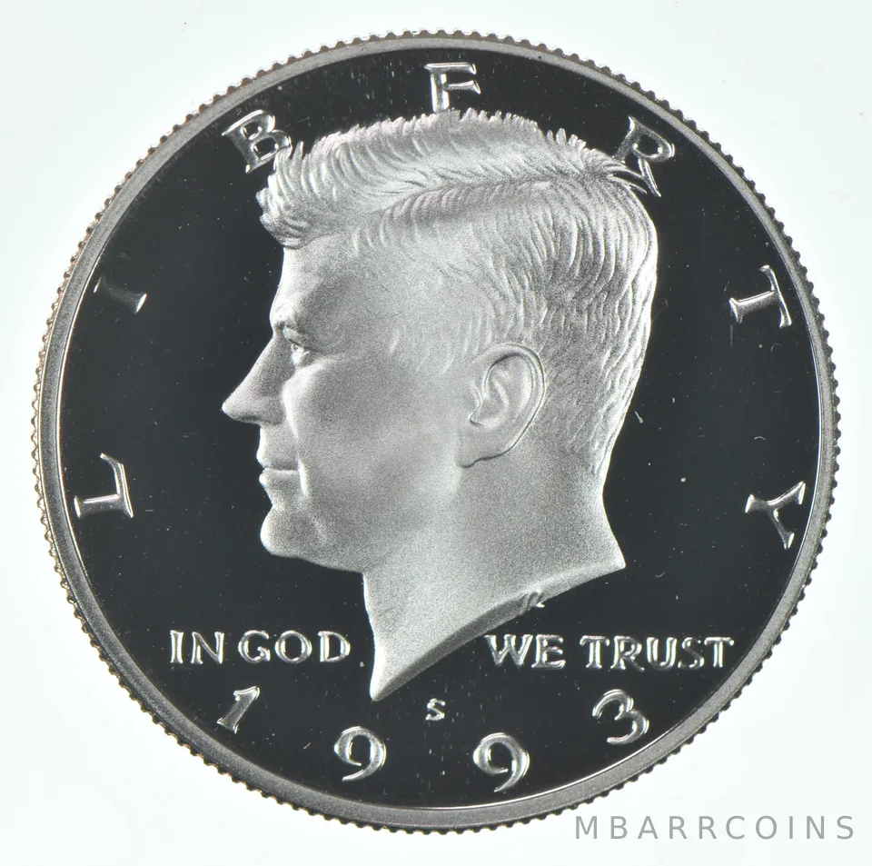 1993-S Kennedy Half Dollar CLAD Proof