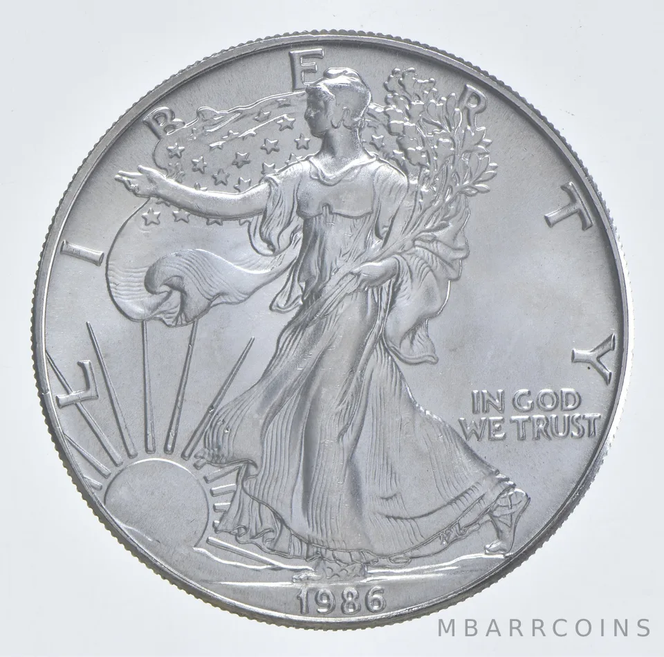 Better Date 1986 American Silver Eagle 1 Troy Oz .999 Fine Silver *966