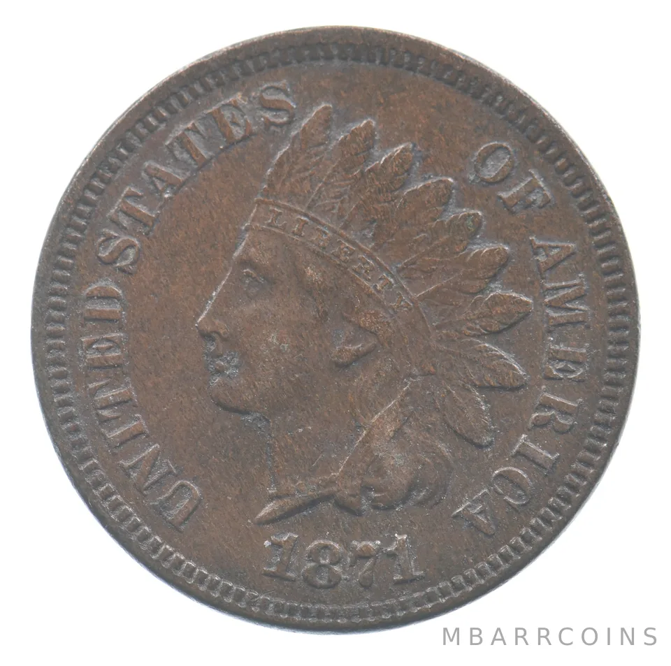 1871 Indian Head Cent *8835