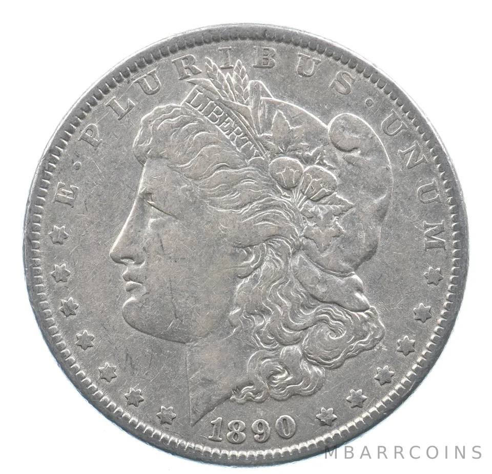 Early - 1890 Morgan Silver Dollar - 90% US Coin *942