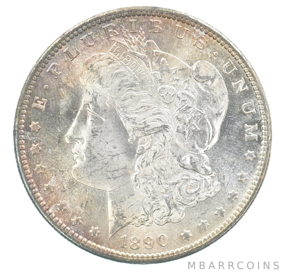 1890-S Morgan Silver Dollar Beautiful Tone *0689