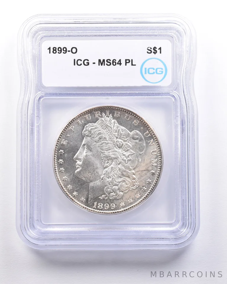 1899-O Morgan Silver Dollar MS64 PL ICG *4573