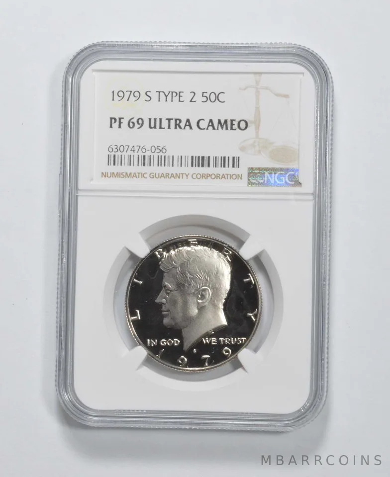 1979-S Kennedy Half Dollar Type 2 PF69 UCam NGC