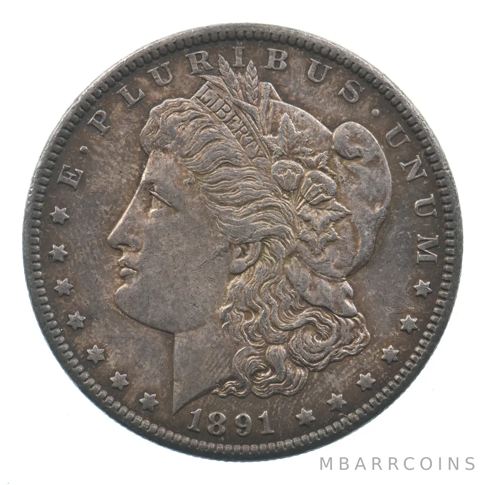 1891-CC Morgan Silver Dollar *3504