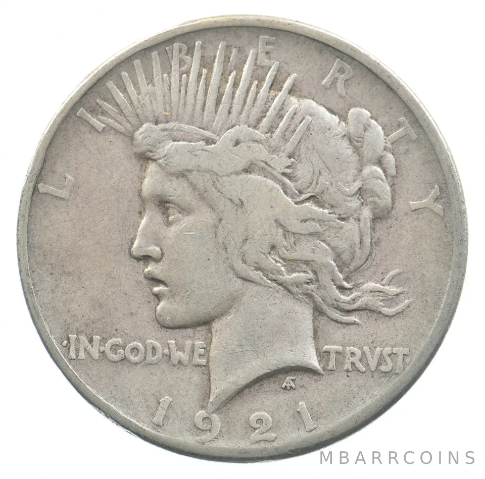 1921 Peace Silver Dollar High Relief *4833