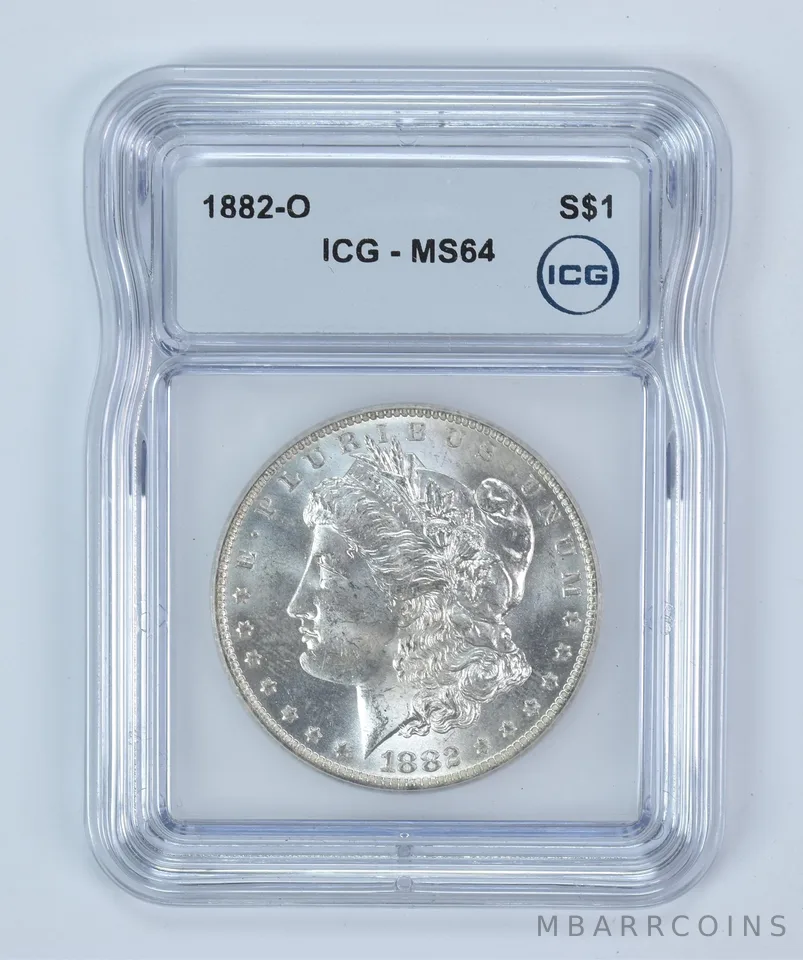 1882-O Morgan Silver Dollar MS64 ICG