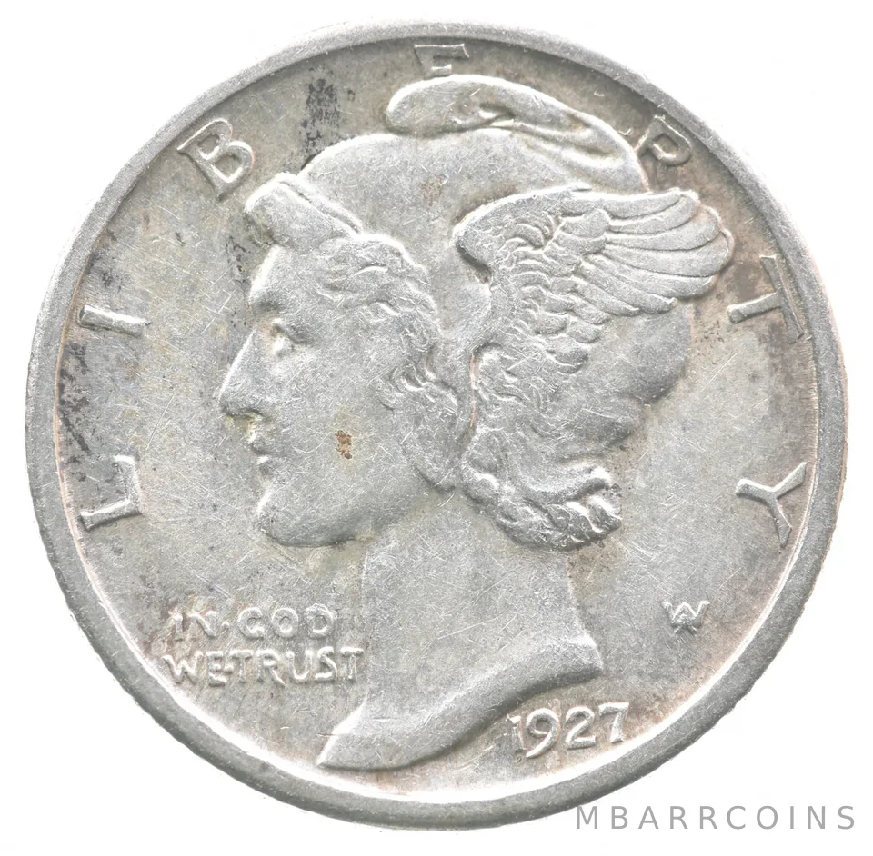1927-S Mercury Dime a0911