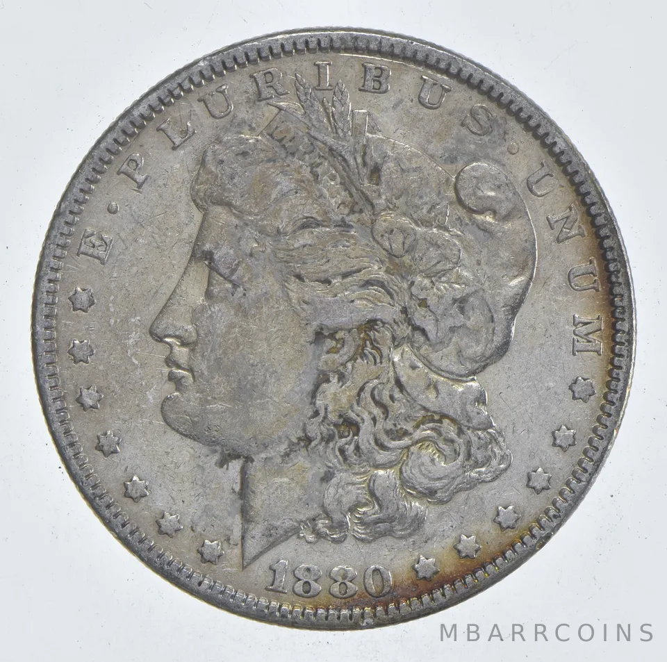 Early - 1880 Morgan Silver Dollar - 90% US Coin *874