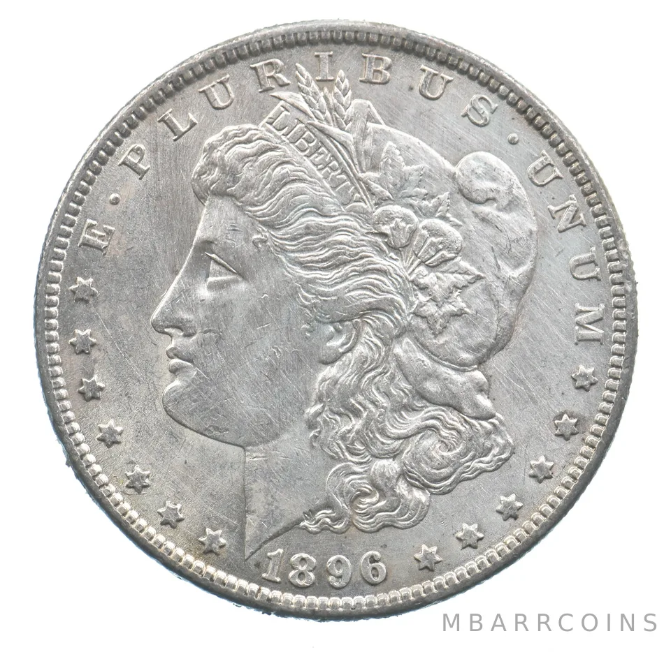 Early - 1896 Morgan Silver Dollar - 90% US Coin *000