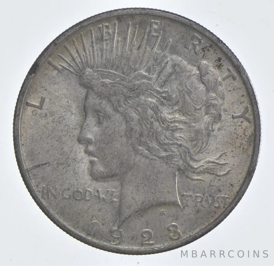 Better - 1923 Peace Silver Dollar - 90% US Coin *721