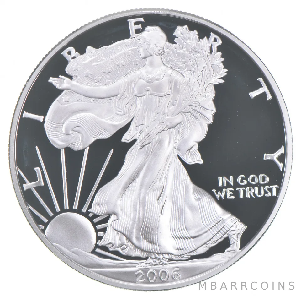 2006-W American Silver Eagle Proof Coin 1 Oz