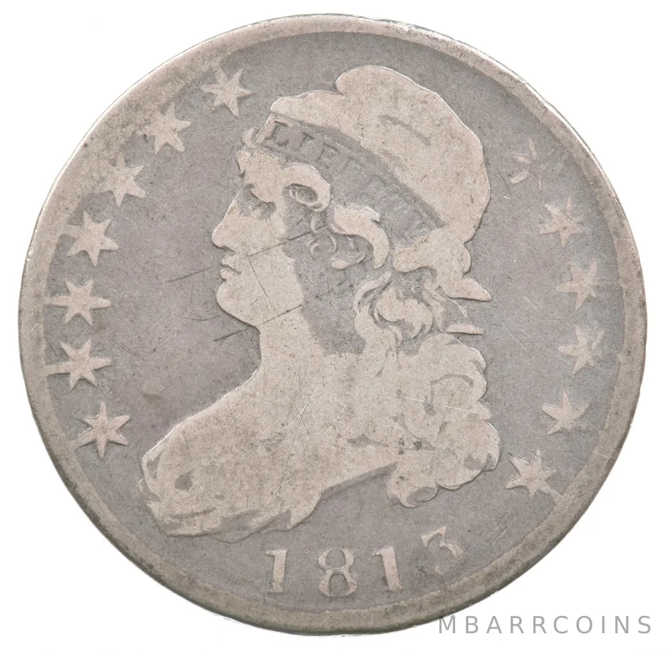 1813 Capped Bust Half Dollar *5981