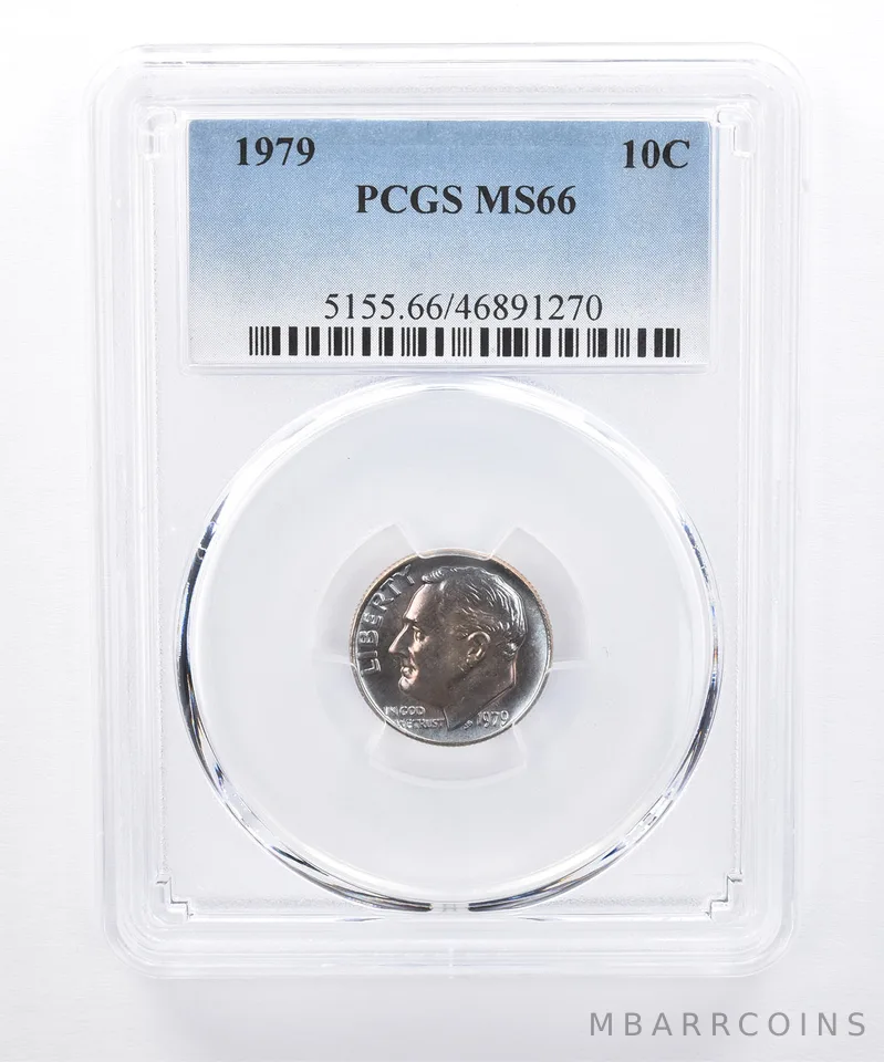 1979 Roosevelt Dime MS66 PCGS Beautiful Tone *8295