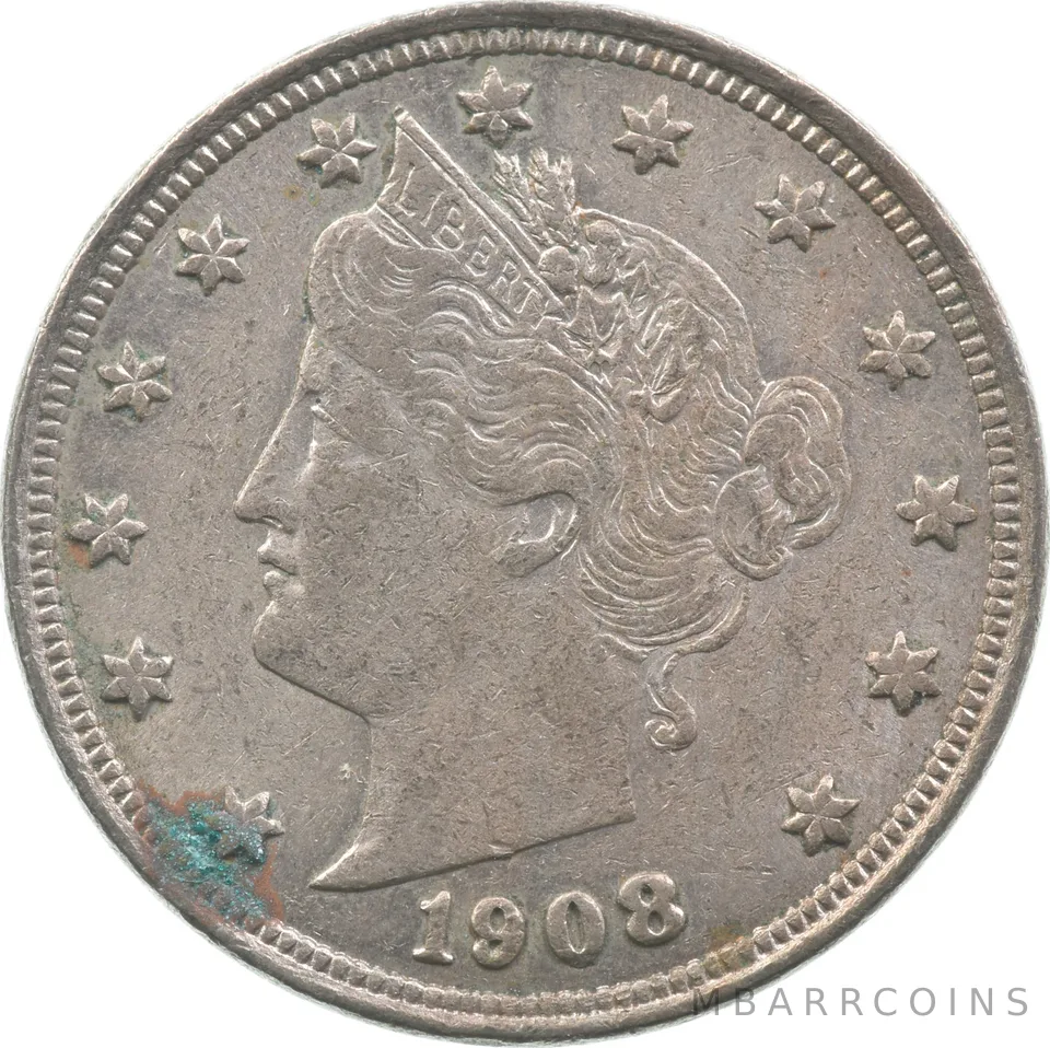 1908 Liberty V Nickel *2032