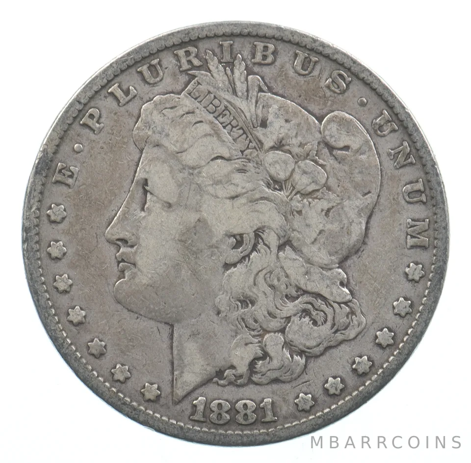 Early - 1881 Morgan Silver Dollar - 90% US Coin *909