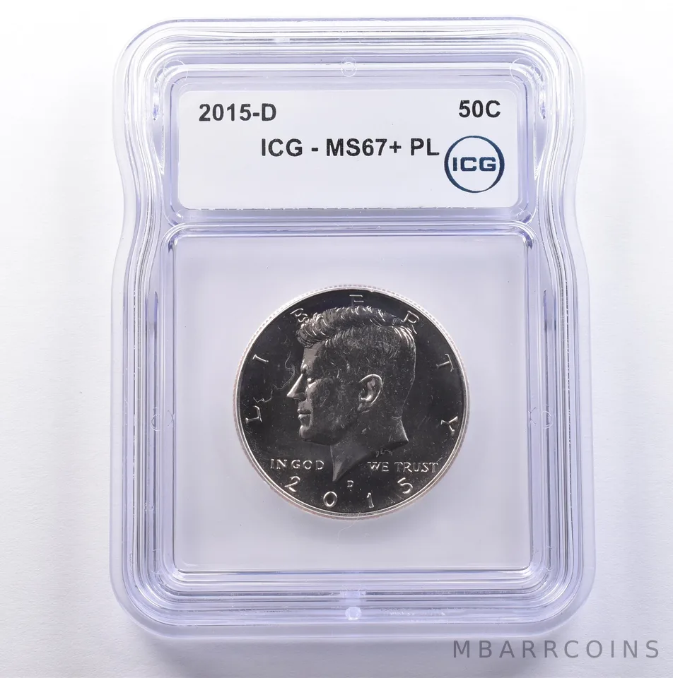 2015-D Kennedy Half Dollar MS67+ PL ICG *9133