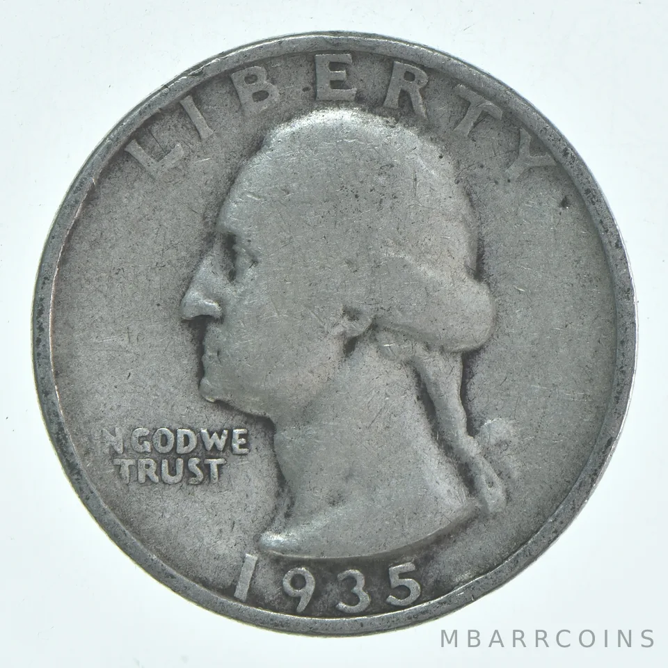 1935 (P) Washington Quarter Average Circ