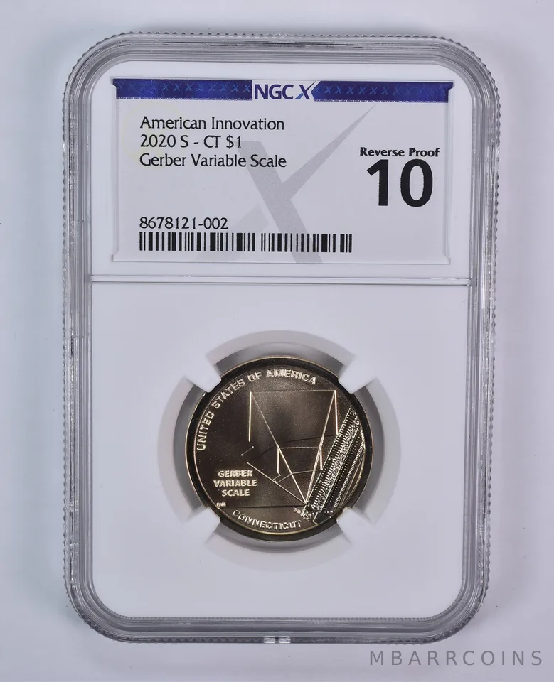 2020-S Innovation $1 Gerber Variable Scale CT Reverse Proof 10 NGC X NGCX