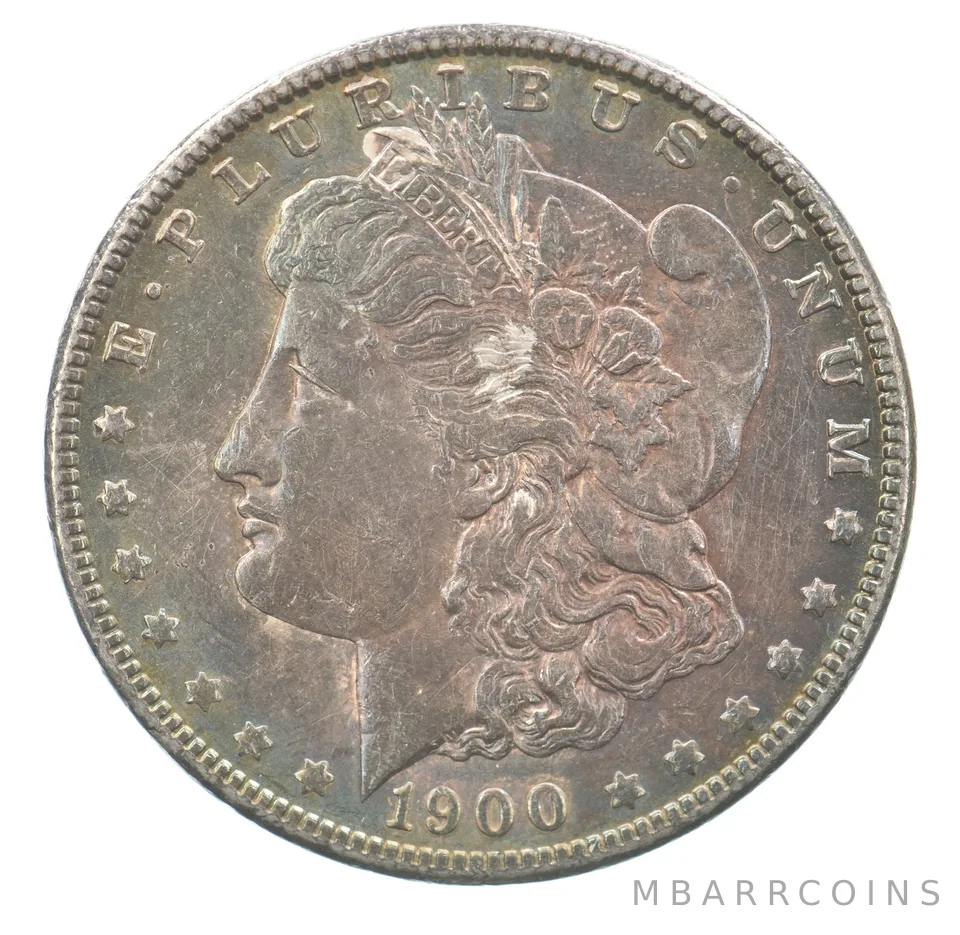 1900 Morgan Silver Dollar Beautiful Tone a1957