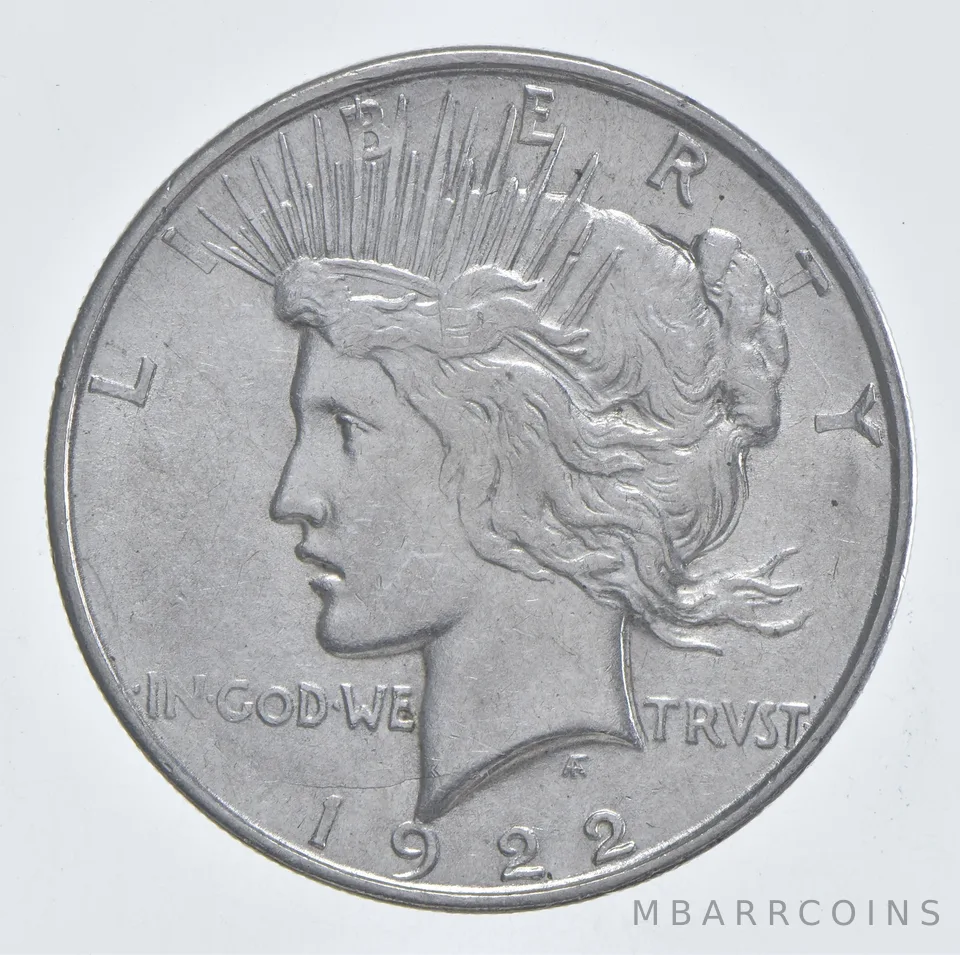 1922-D Peace Silver Dollar Estate Coin Collection *240