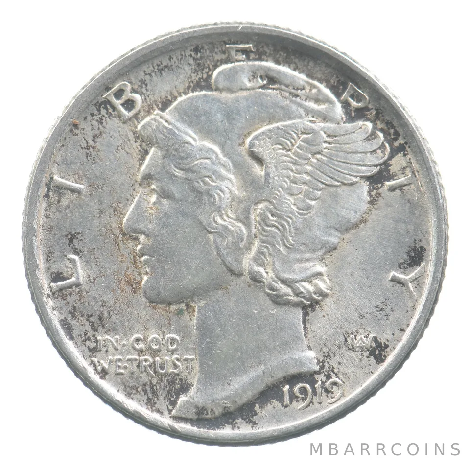 1919 Mercury Dime *4507
