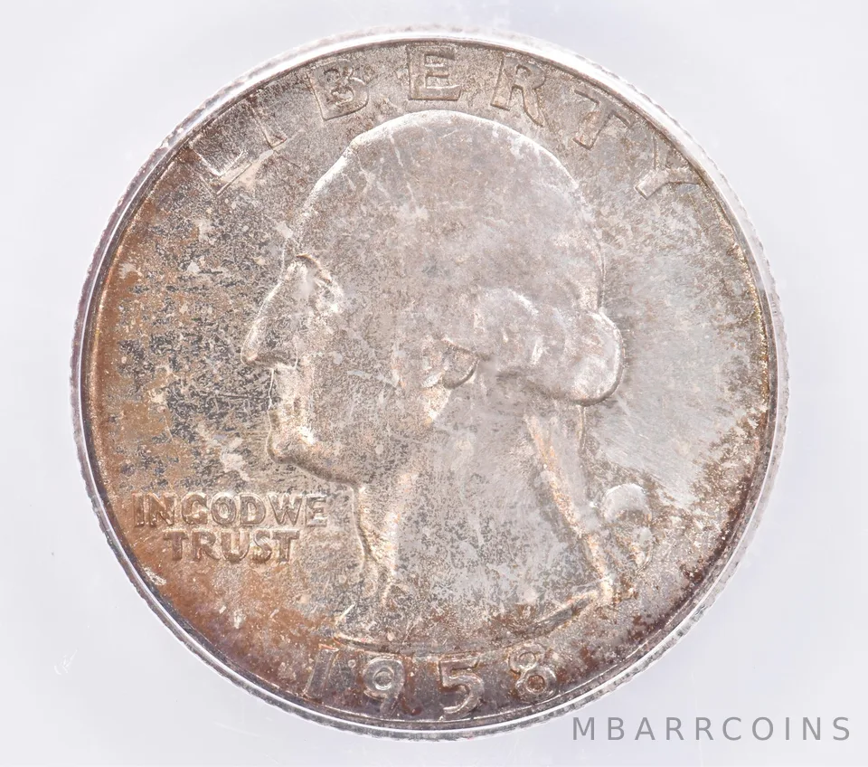 1958 Washington Quarter MS67 ICG Beautiful Tone *2533