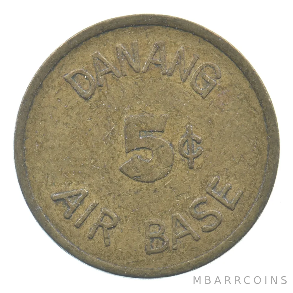 Da Nang Air Base 5 Cents Token *5035