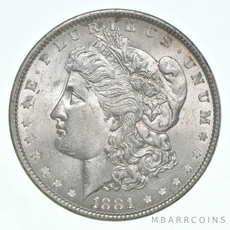 BU/Unc 1881 (P) Morgan Silver Dollar (1 coin)