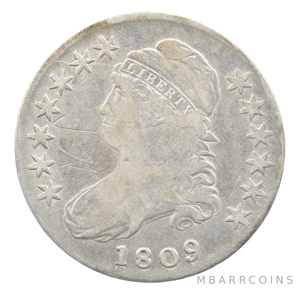 1809 Capped Bust Half Dollar *4639