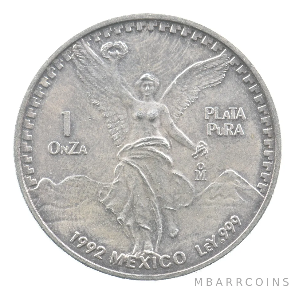 1992 Mo Mexico 1 Onza Silver Libertad *2519