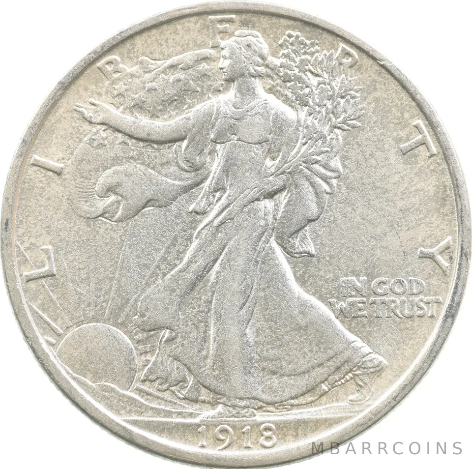 1918-D Walking Liberty Half Dollar *6242