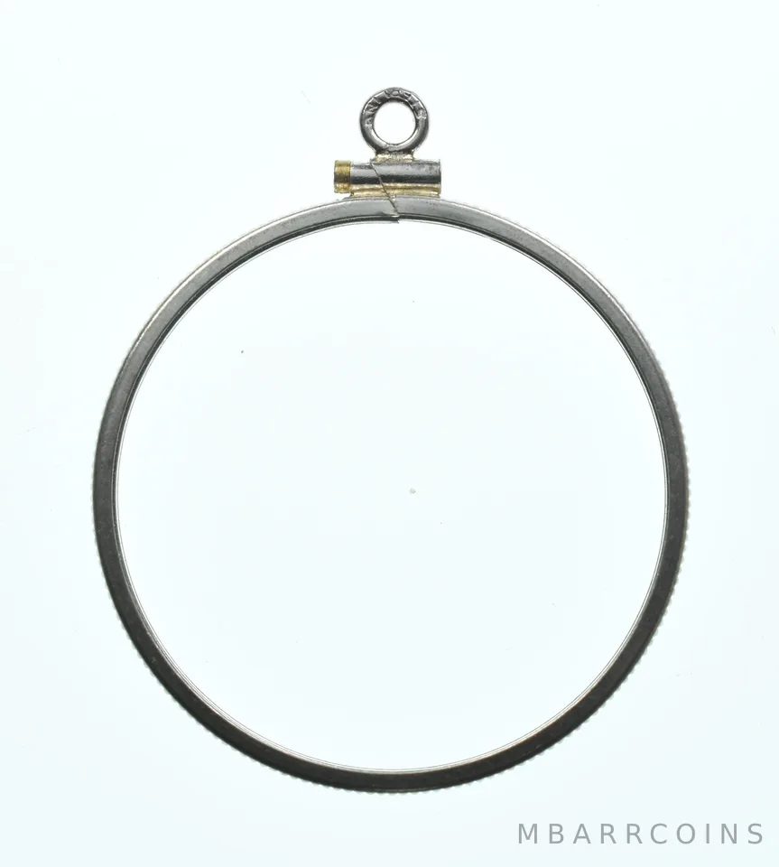 Sterling Silver 32 MM 1/2 Oz Koala Australia Coin Bezel Pendant Frame Edge *2184